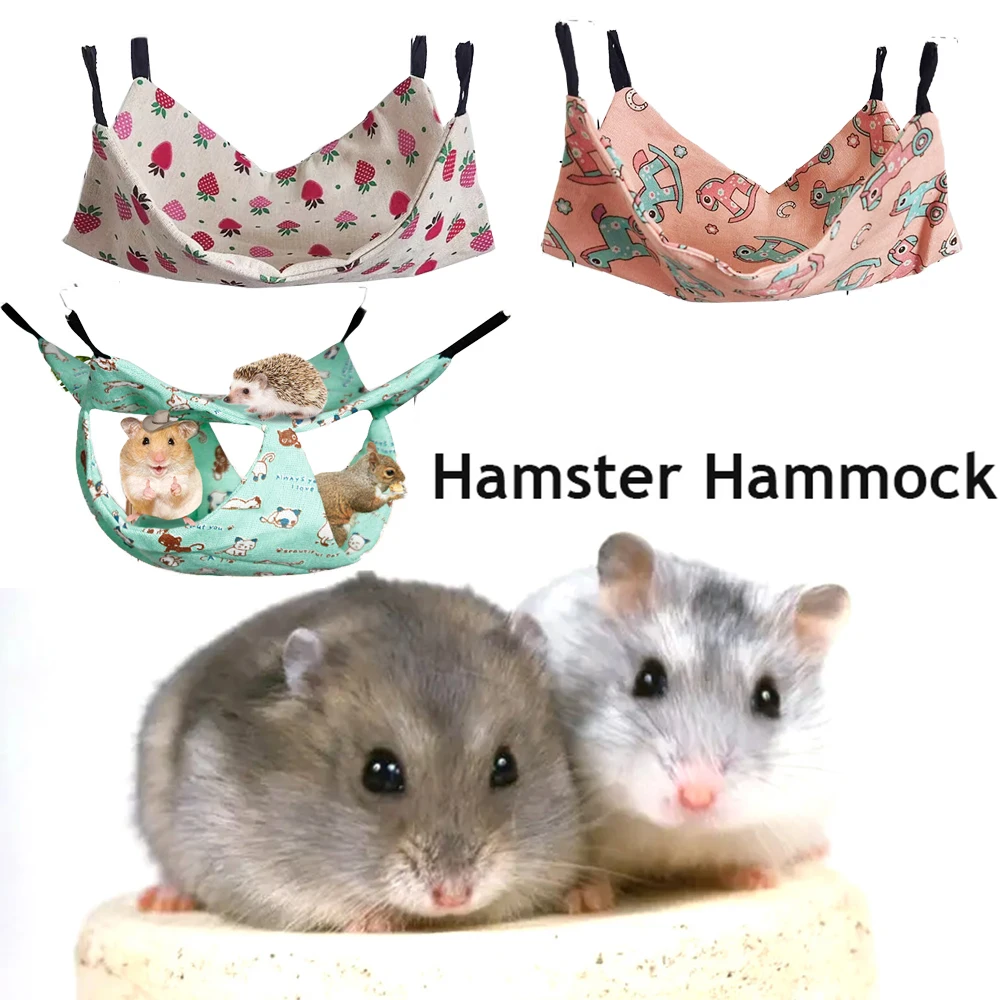 Fleece Sleep Bag - Warm Plush Hamster Hammock Small Animal