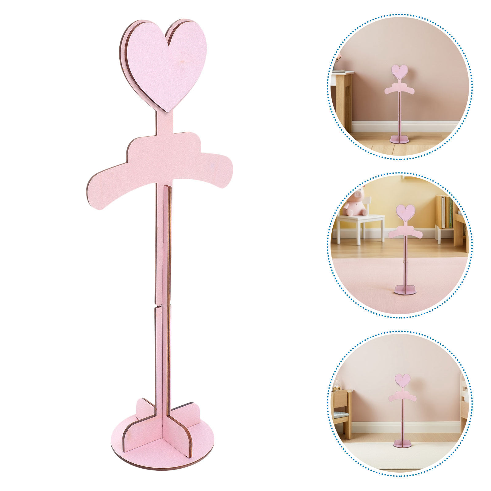 Baby Clothing Display Stand - 2Pcs Hand Assembled Solid Wood Kids