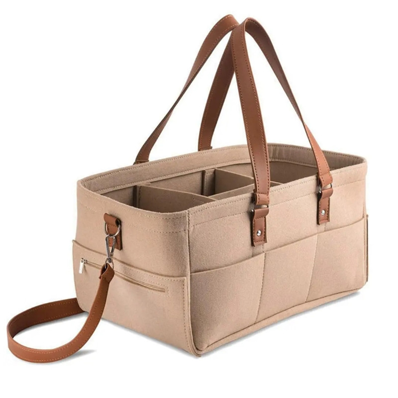 Baby Clothing Hamper - Baby Felt Storage Nursery Organizer Basket