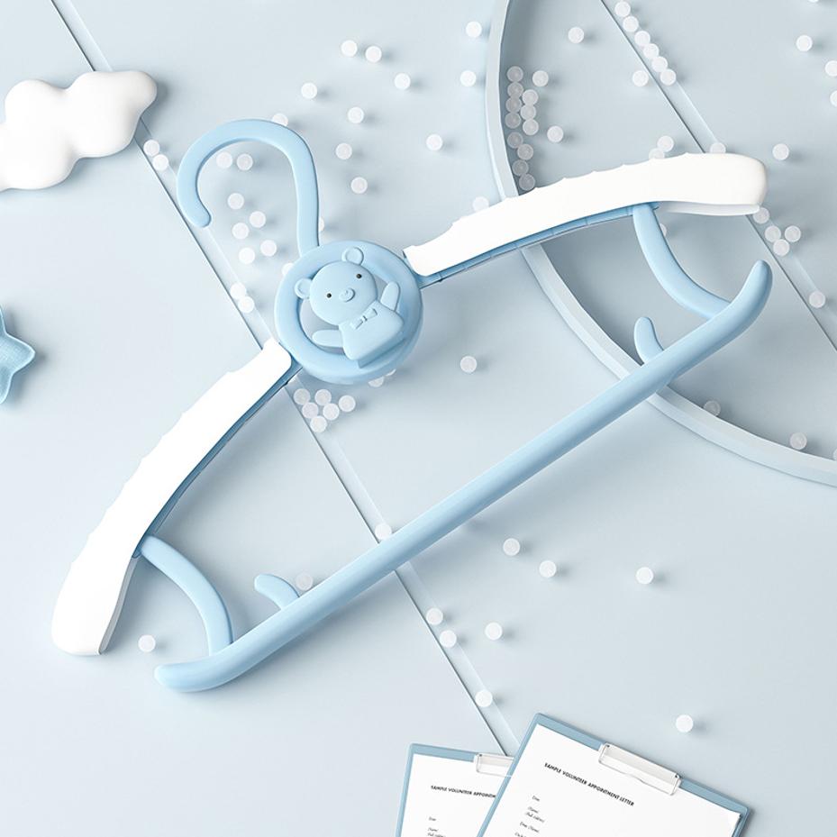 Baby Clothing Drying Rack - 10 Pcs Kids Home Clothes Hanger