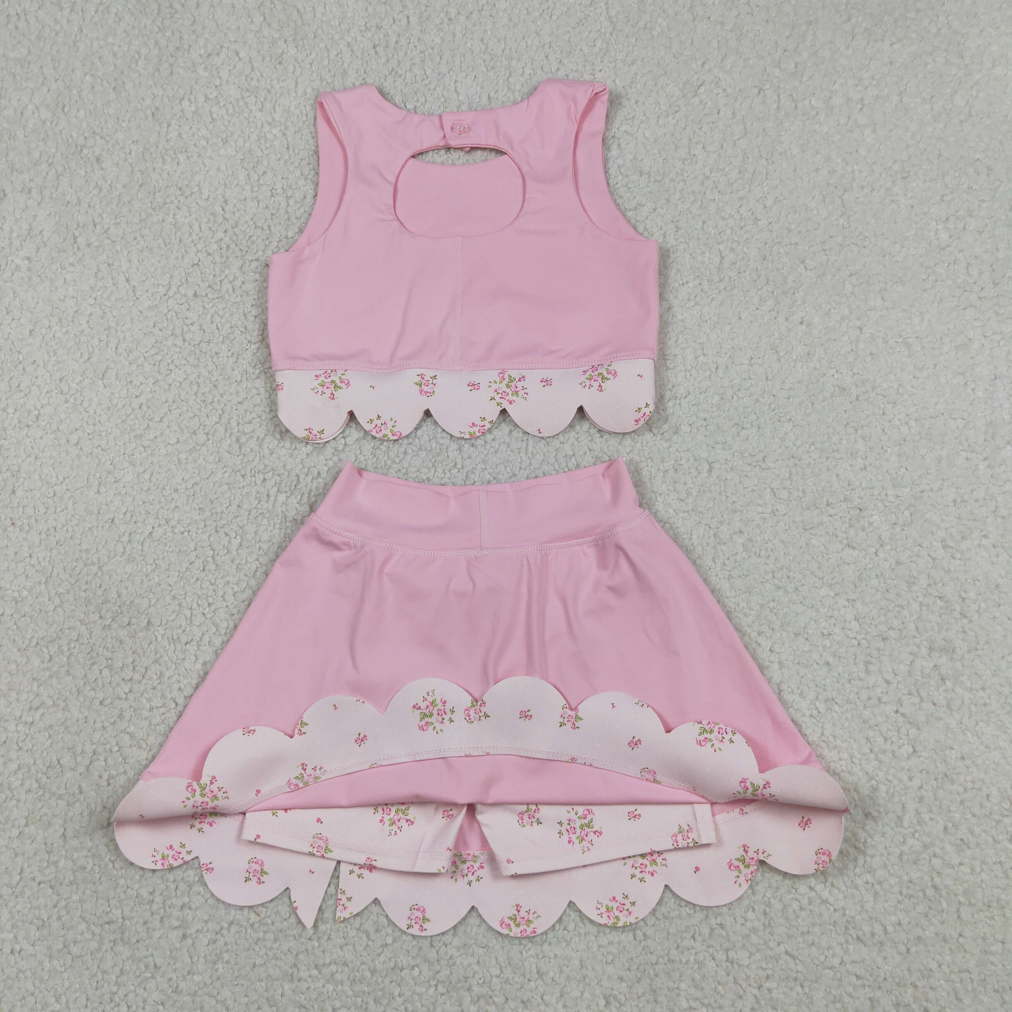 Baby Yoga Clothing - Wholesale Baby Girl Yoga Active Pink