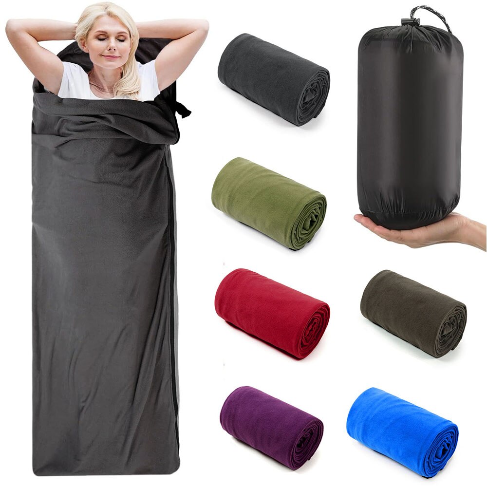 Fleece Sleep Bag - Fleece Sleeping Bag Portable Ultra-light Polar