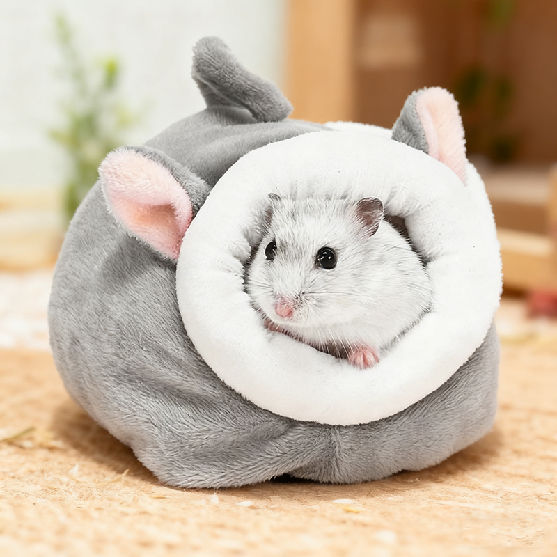 Fleece Sleep Bag - Hamster Cotton Nest Pet Warm Winter